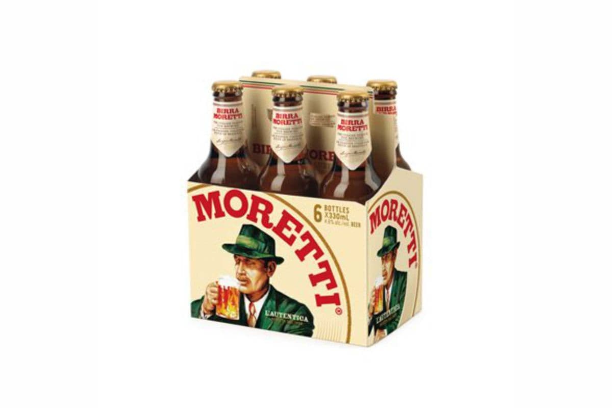 Birra Moretti (6 bottles) (6 x 341ml)
