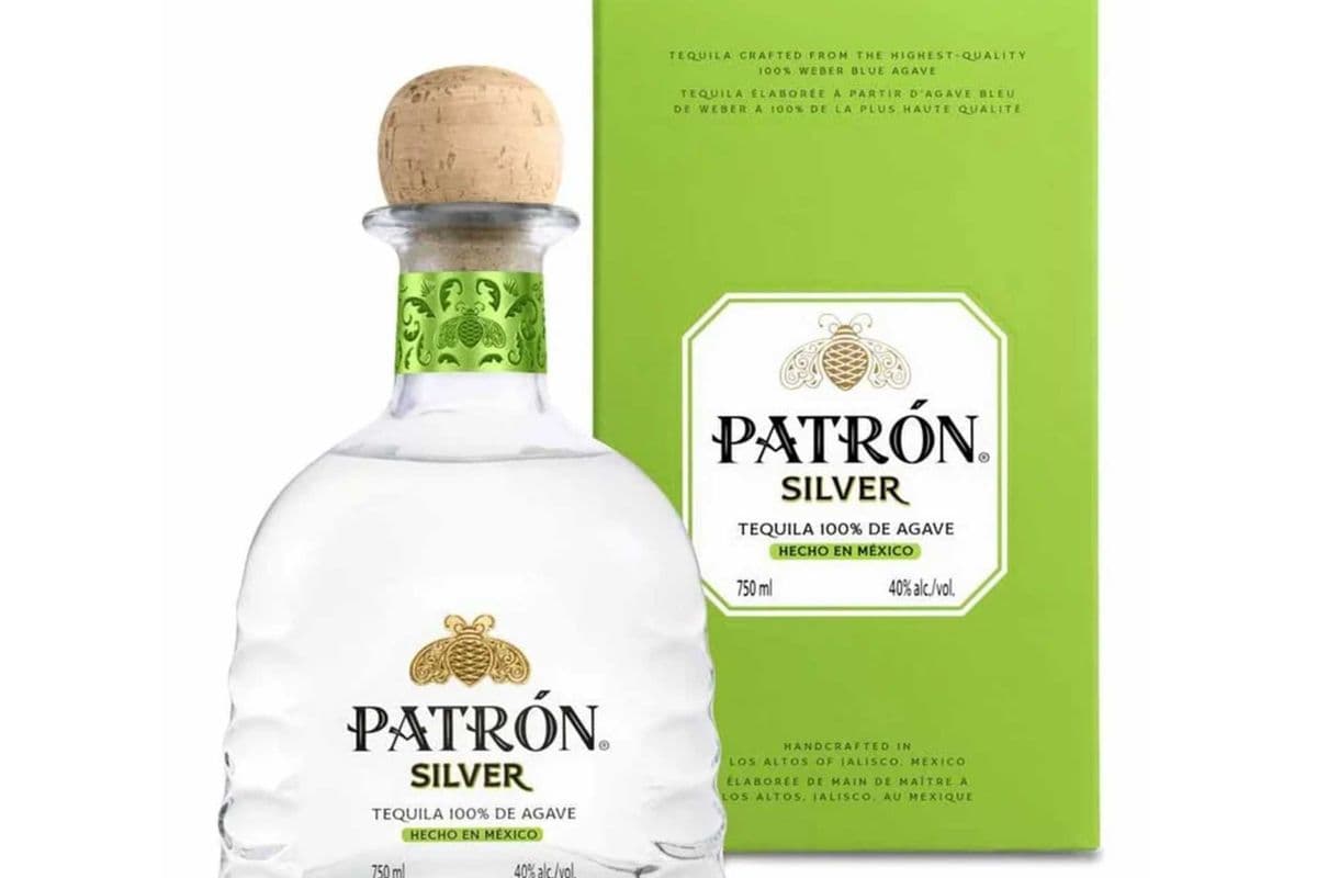 Patrón Silver Tequila 750ml (1 x 750ml)