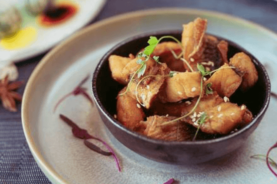 Shanghai Style Smoked Fish with Plum Sauce 上海老弄堂梅子酱熏鱼