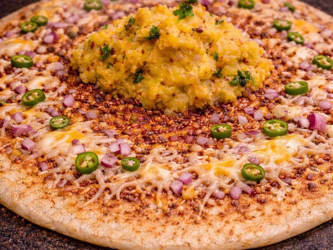 🌶🌶Spicy Kara Crunchy-Cheese Masala Dosa