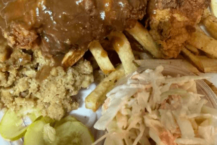 Buttermilk Fried Chicken and Gravy Dinner