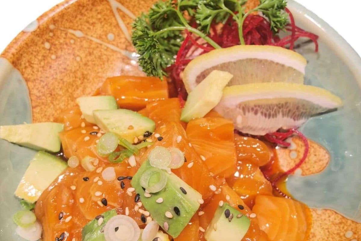 Spicy Salmon Sashimi