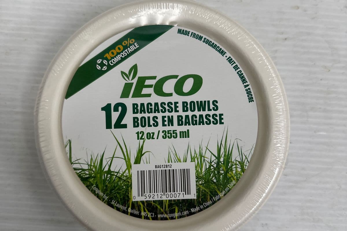 IECO 12 Bagasse Bowls (12oz)