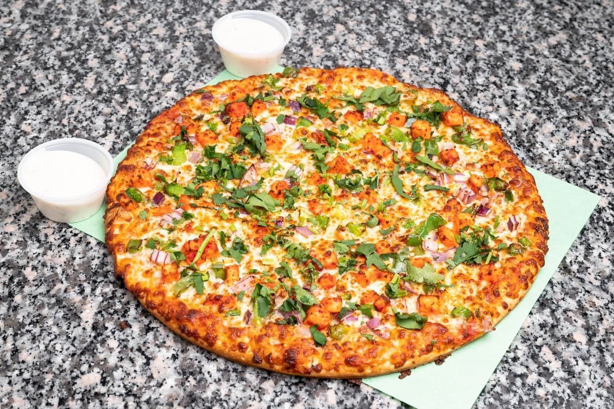 Large Tandoori Paneer Recipe Pizza