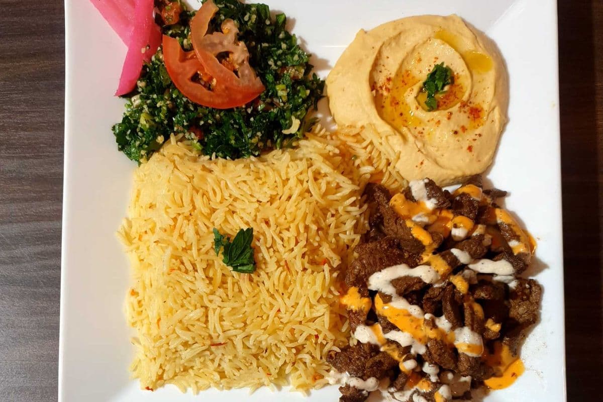 Beef Shawarma Platter