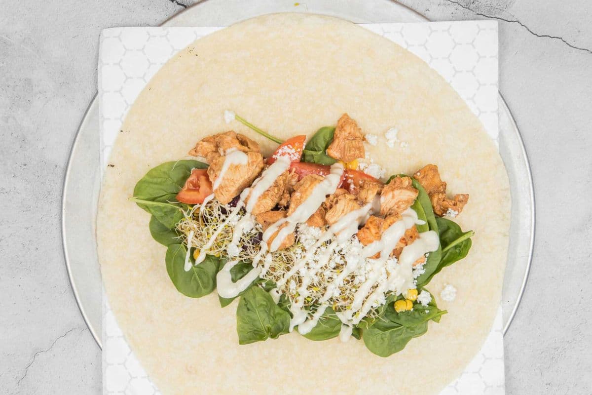 Mexican Chipotle Chicken Wrap