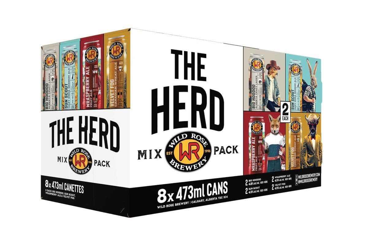 Wild Rose The Herd Mix Pack (8X473ML) (1 x 473ML)