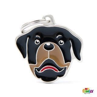 MyFamily Adult Rottweiler Engraved Tag