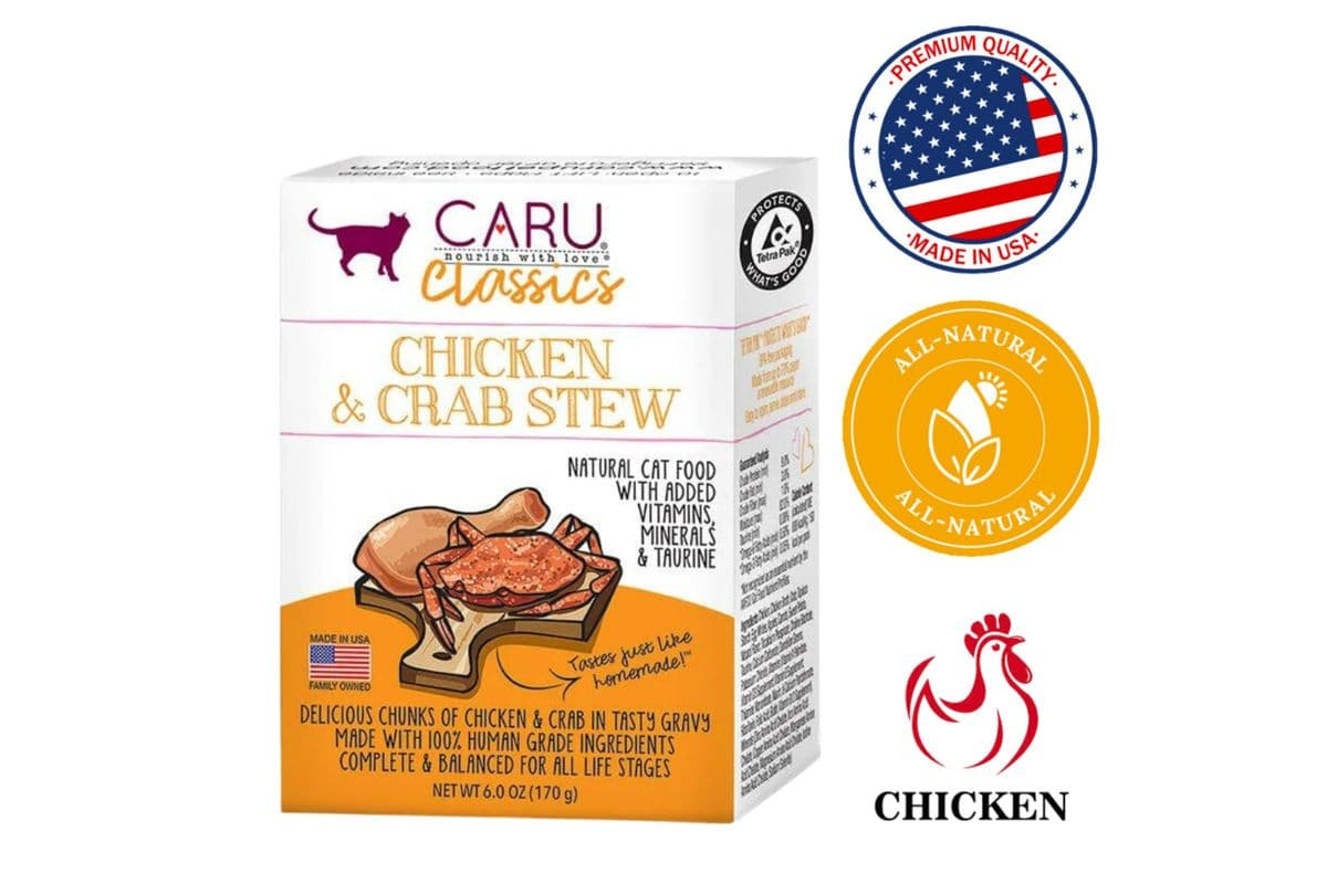 Caru Classics Stew for Cats Chicken and Crab Stew (6 oz)