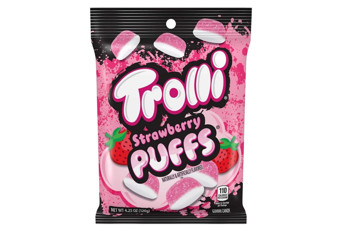 Trolli Strawberry Puffs (120 g)