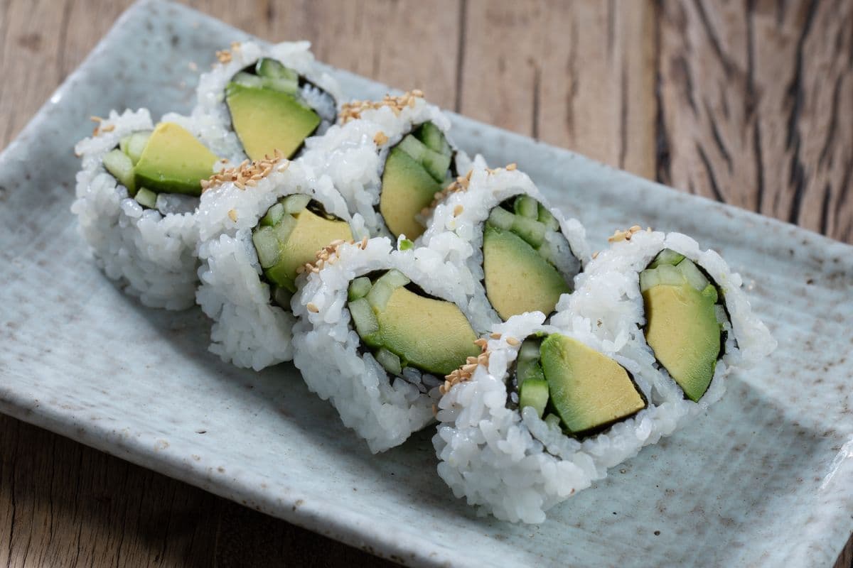E20. Cucumber and Avocado Roll