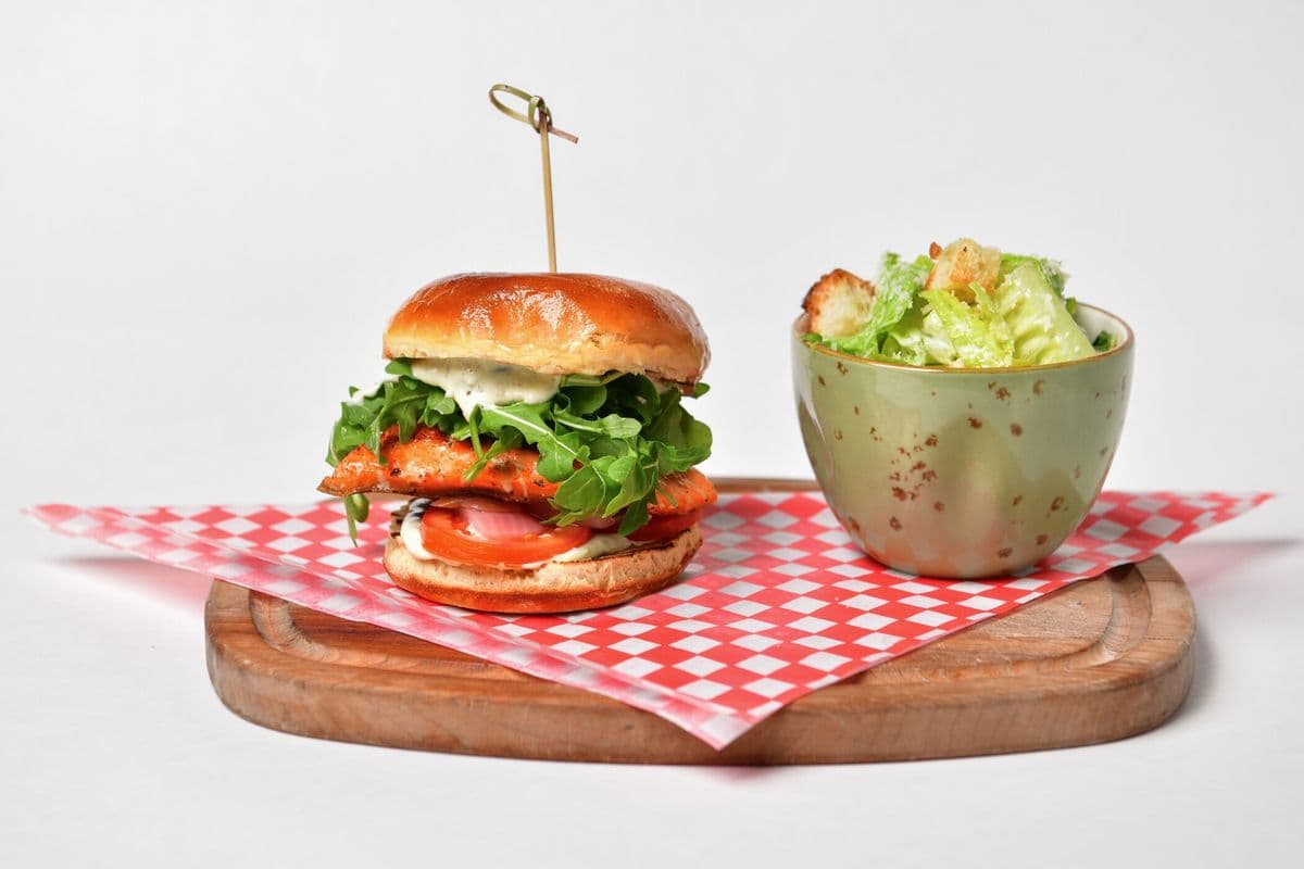 West Coast Salmon Burger