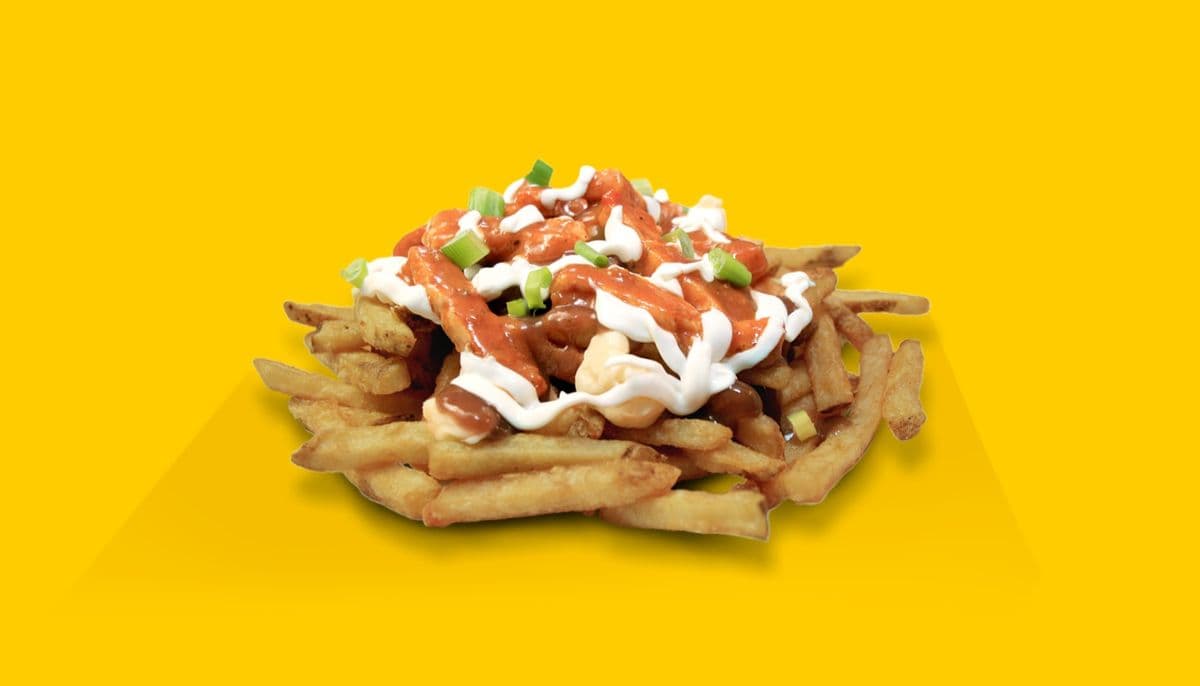 Kickin Butter Chicken Poutine
