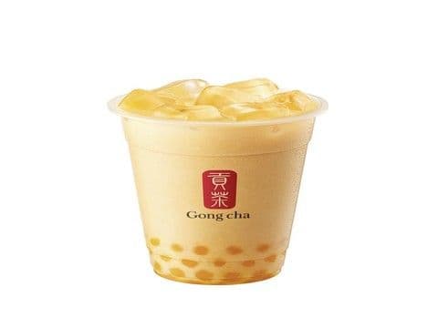 Mango Milk Tea w/Mango White pearl 