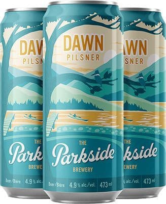 PARKSIDE DAWN PILSNER 4 CAN (4 X 473ML)