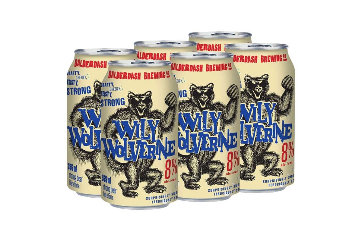 111784 - Wily Wolverine Strong Lager (6 x 355 ml)