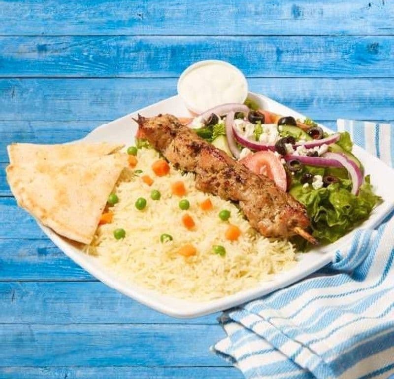 Pork Souvlaki Dinner