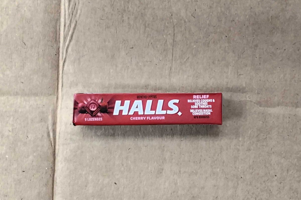 Halls Chery Flavour.