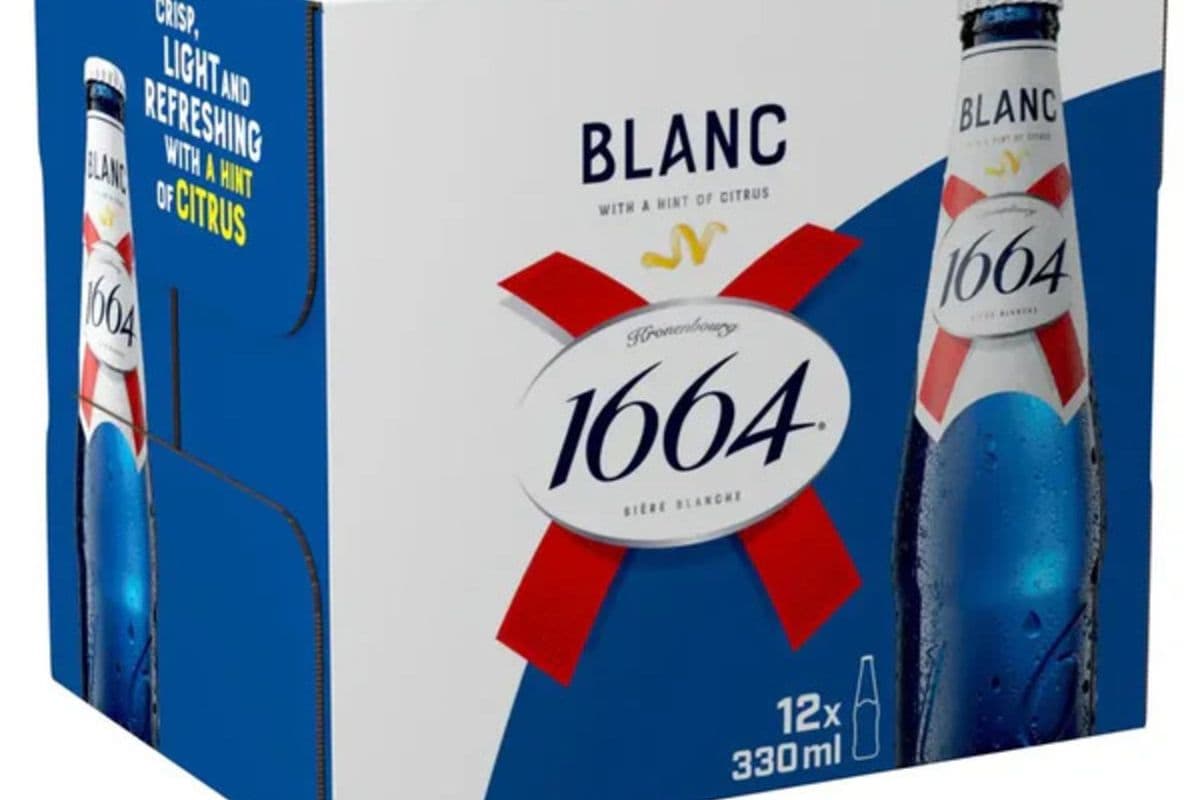 Kronenbourg 1664 Blanc (12x355 ml BTL) (12 x 330 ml Bottle)