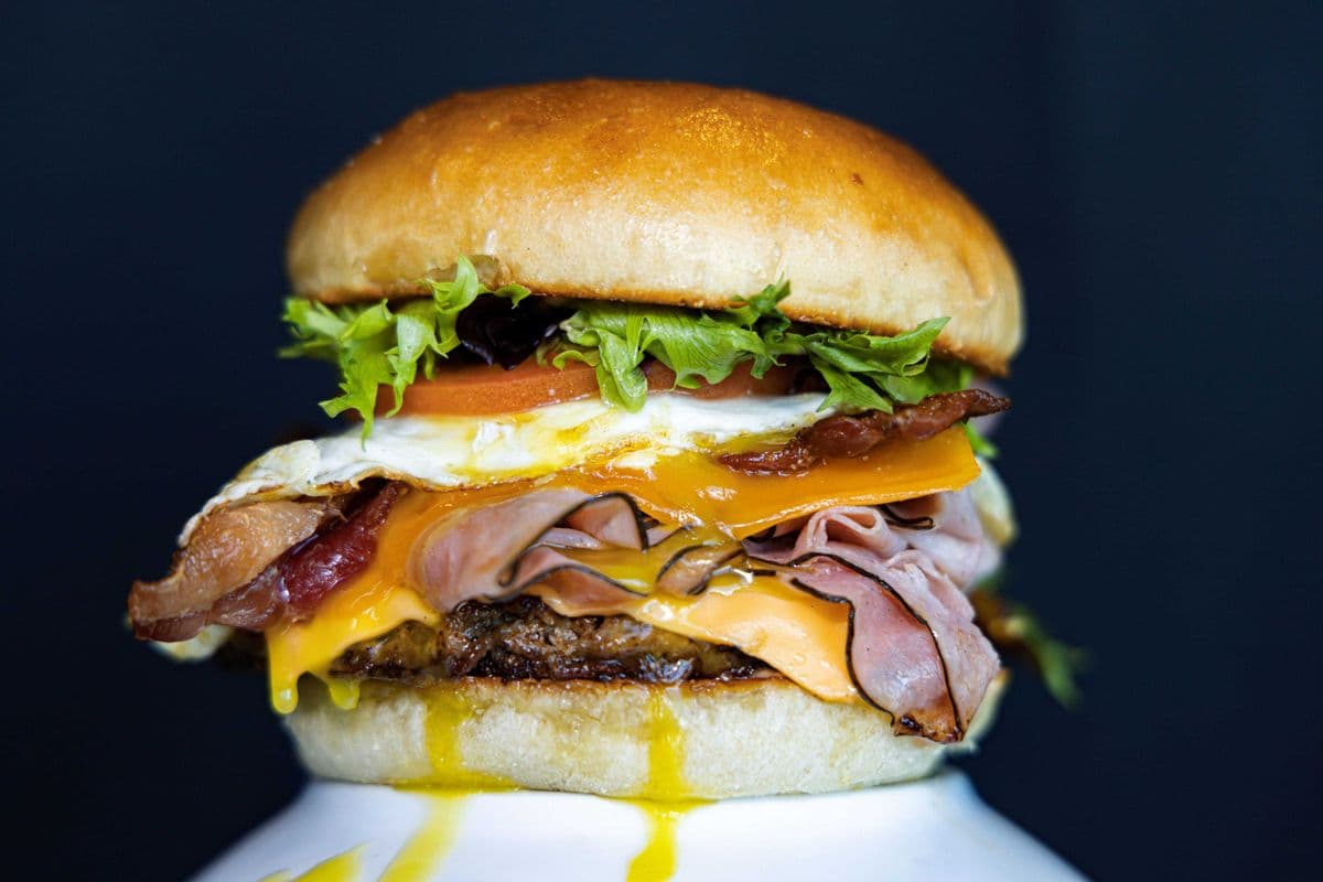 Breakfast Beef Burger