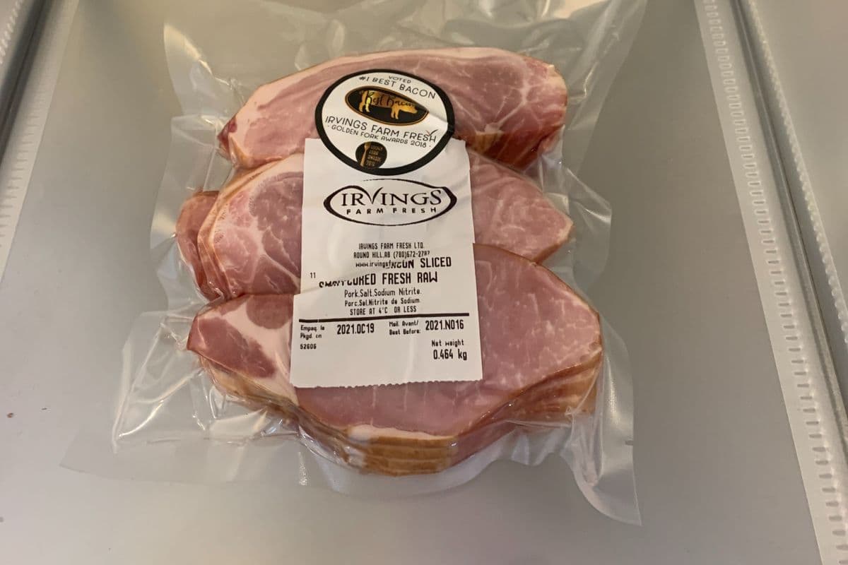 Irving’s English Back Bacon Raw (500 g)