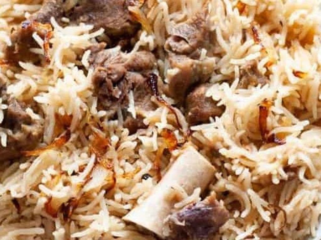 Fry Piece Mutton Pulav