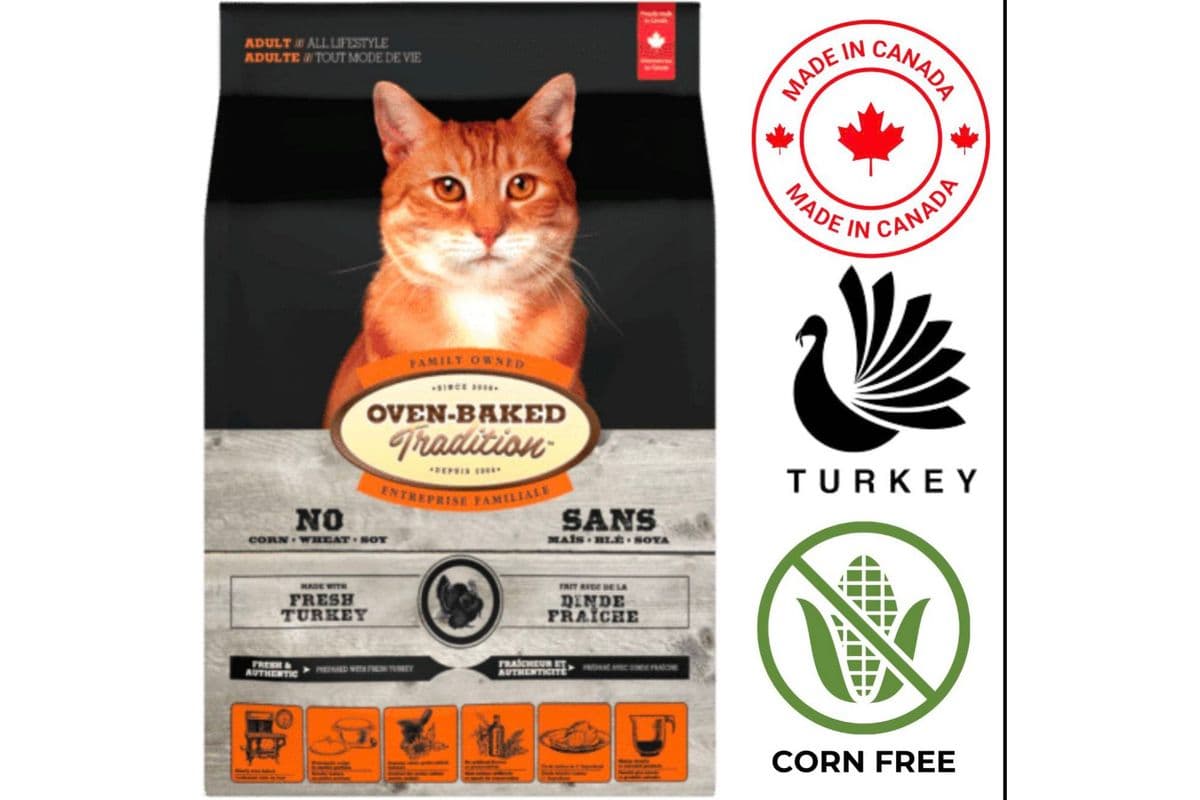 Oven-Baked Tradition - Adult Turkey Cat Food (5 lb)
