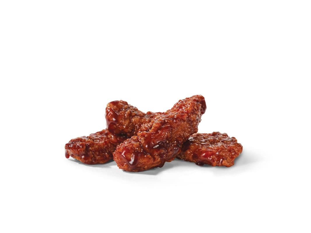 Honey BBQ Saucy Chicken Strips (Cals: 460)
