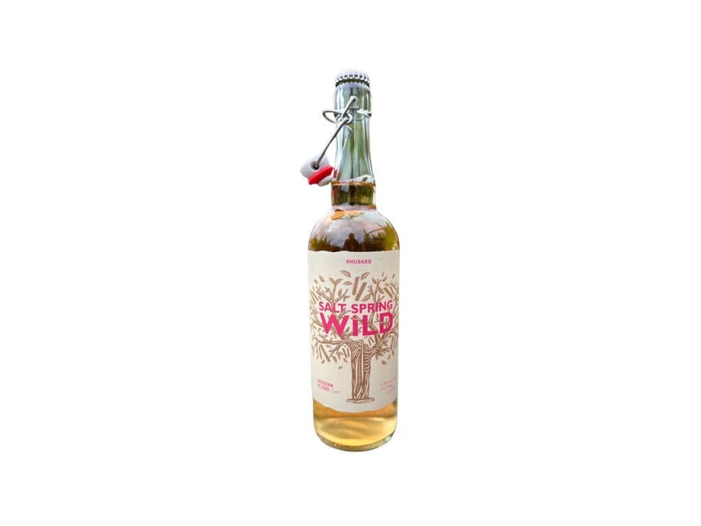 Salt Spring Wild Cider - Rhubarb Cider (750ml)