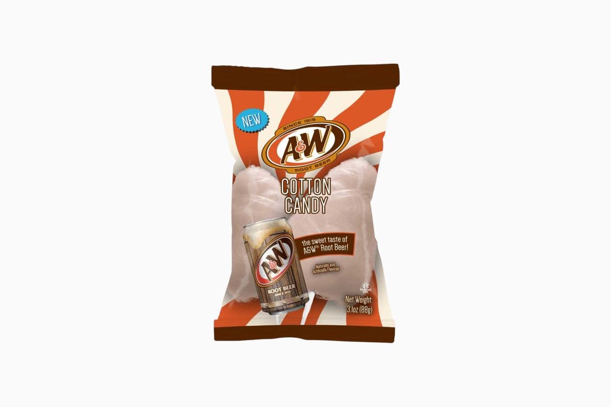 A&W Root Beer Cotton Candy (88g) (110 Cal)