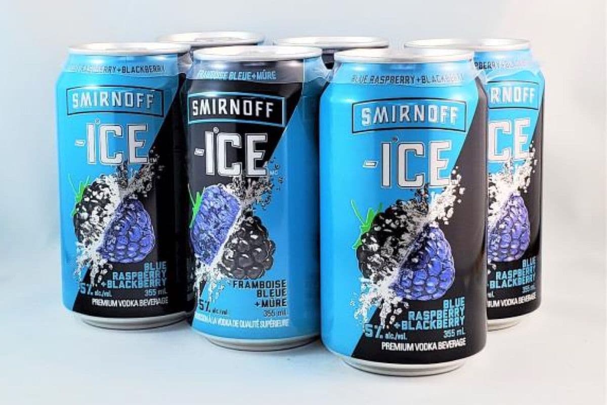 Smirnoff Ice Blue Raspberry & Blackberry - 6PK (6 x 355mL Cans)