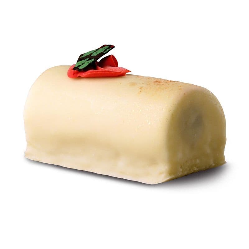 White Chocolate & Raspberry Yule Log