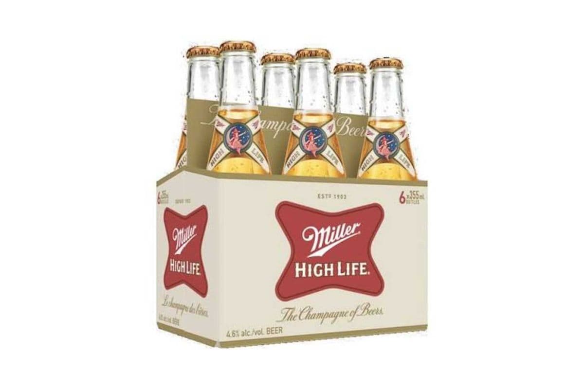 Miller High Life (6 x 355ml bottle)