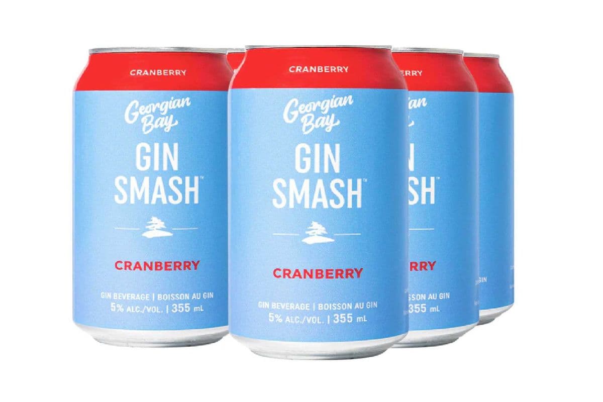 Georgian Bay Gin Smash Cranberry (6 x 355 ml)