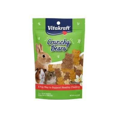 Vitakraft Crunchy Bears Small Animal Treat 4 oz