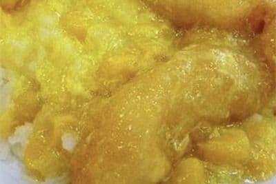 H18. Grouper with Sweet Corn Sauce on Rice 粟米班腩饭