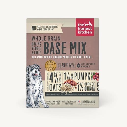 The Honest Kitchen Whole Grain Fruit & Veggie Base Mix Dehydrated Dog Food 7 lb