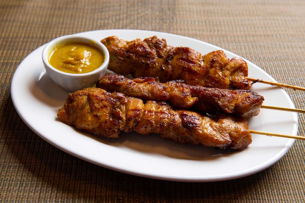 5. Chicken Satay (3 Sticks)