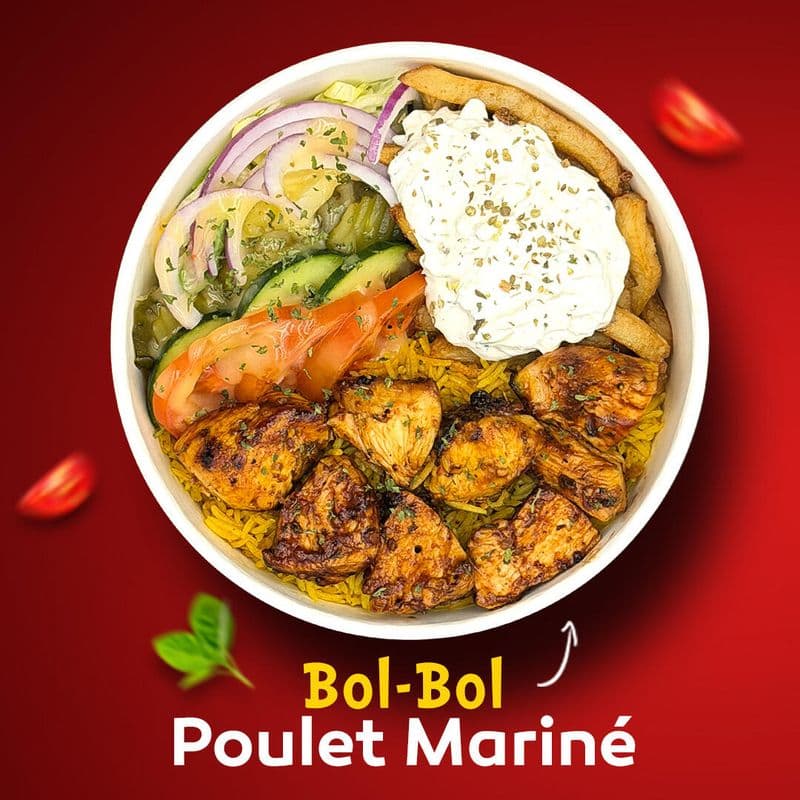 Bol-Bol Poulet Mariné / Bowl-Bol Marinated Chicken