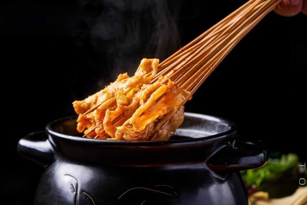 Sesame tripe pot 麻酱牛肚锅