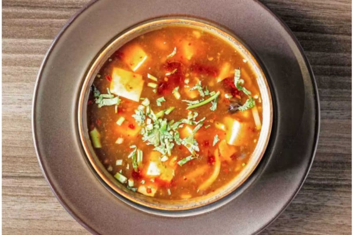 Chicken and Shrimp Hot and Sour Soup
