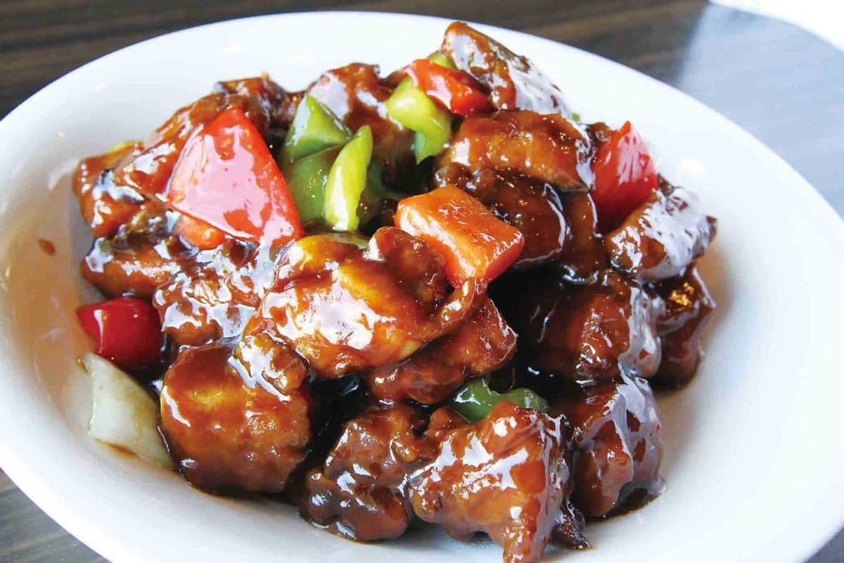 Sweet and Sour Spareribs with Bell Peppers and Onions 糖醋排骨