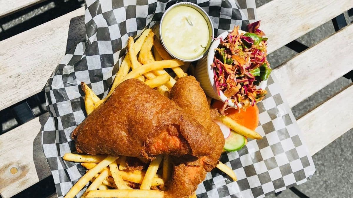 Wild Salmon Fish and Chips