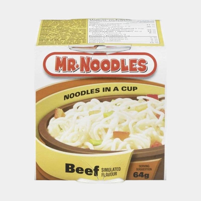 Mr. Noodles Noodles in a Cup, Beef