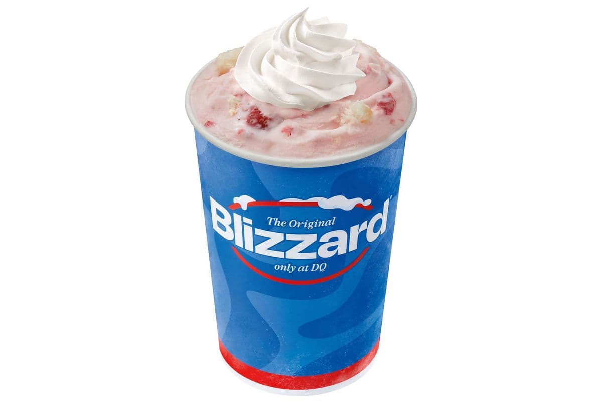 New! Strawberry Angel Food Cake BLIZZARD® Treat