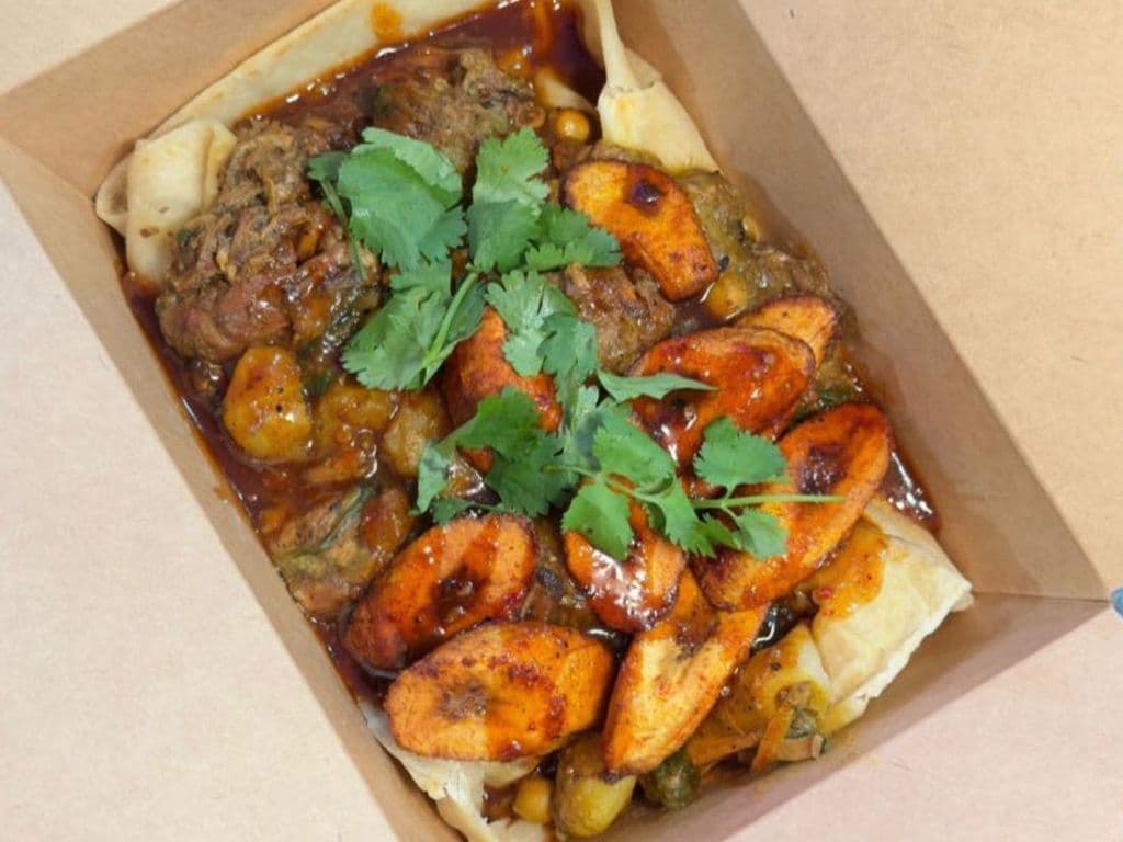 Curry Roti Bowl