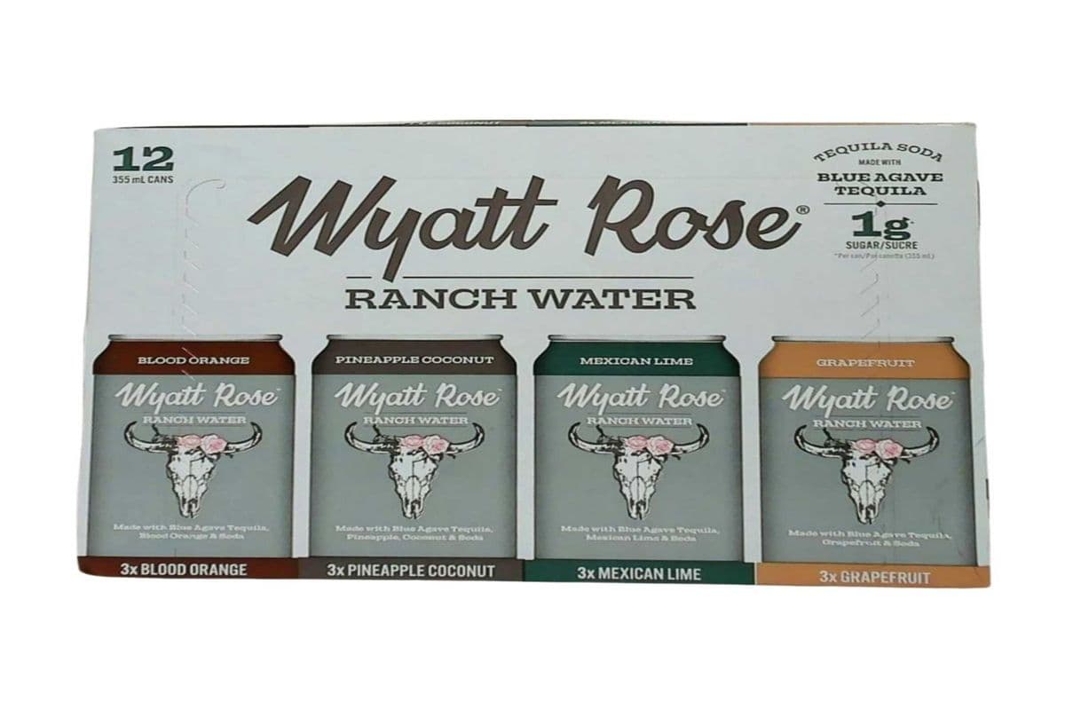 125448. WYATT ROSE RANCH WATER MIXED (1 x 12PC)