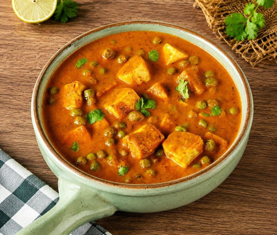 Pois Paneer / Paneer Mattar (peas)