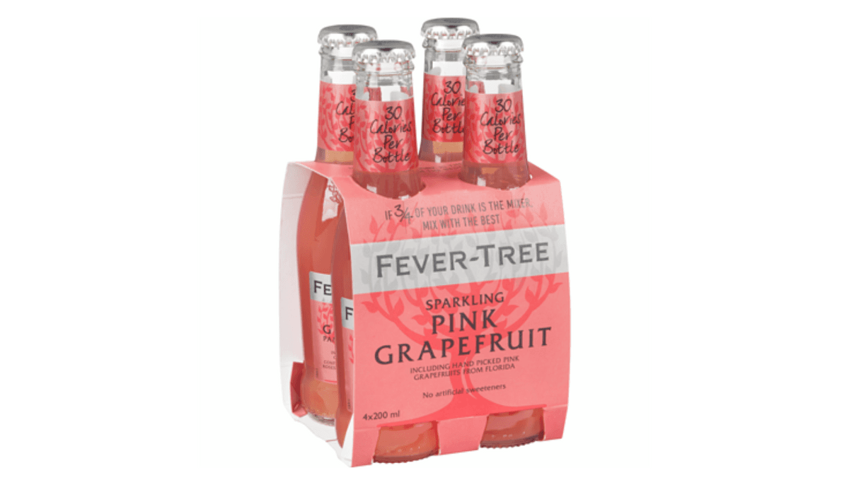 Fever Tree -  Pamplemousse Rose Pétillant / Sparkling Pink Grapefruit 4x200mL