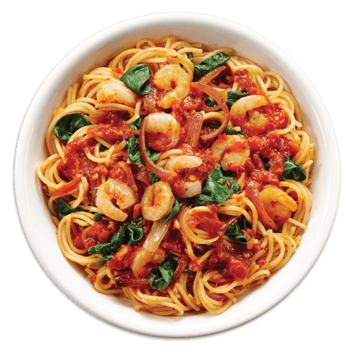 Crevettes arrabiata (modéré) / Arrabiata Shrimp (Moderate)